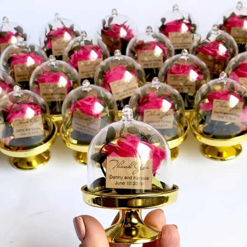 Wedding Decor Supply Store - 24 قطعة من علب الحلوى البلاستيكية