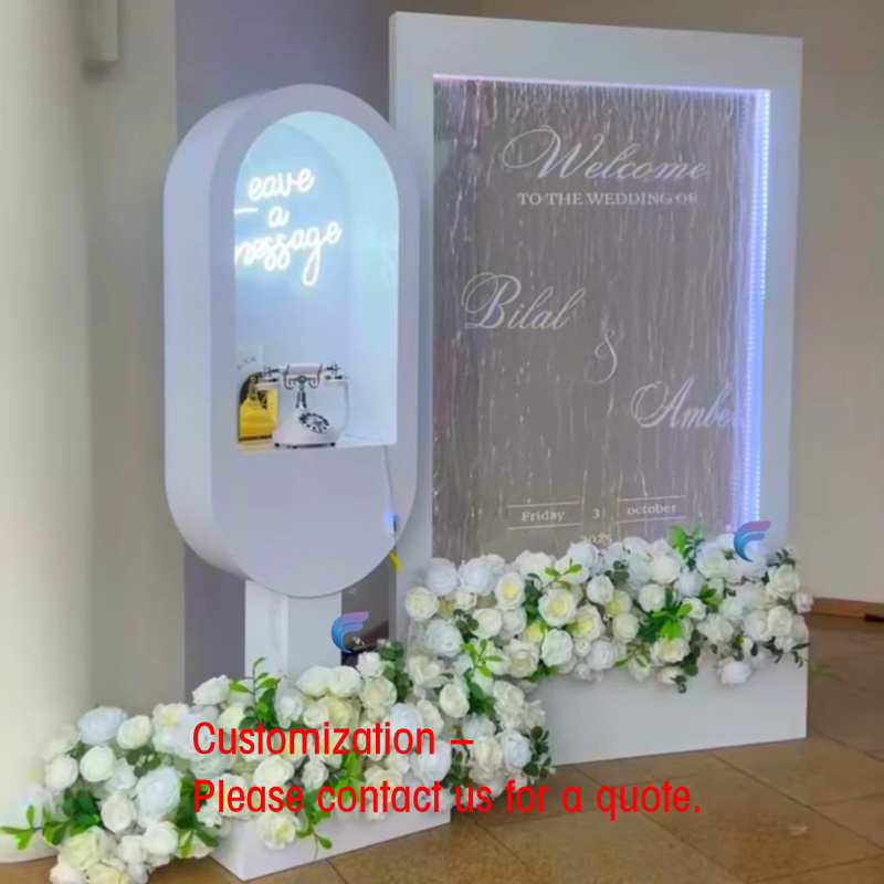 لافتة ترحيب زجاجية مخصصة للزفا - مراجعة Wedding Fountain وسعره