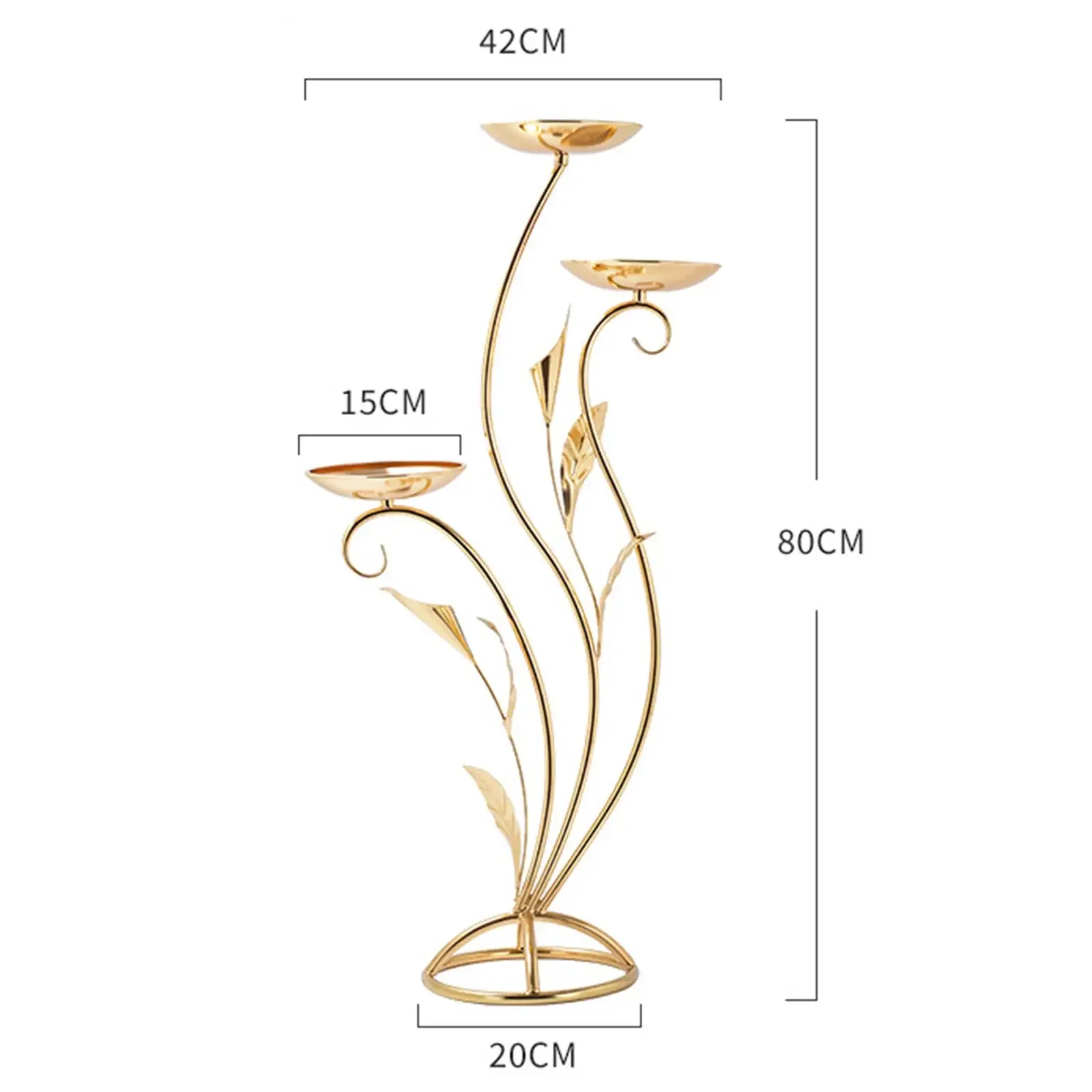 حامل زهور ذهبي لمتجر مستلزمات  - مراجعة Wedding Decor Supply Store وسعره