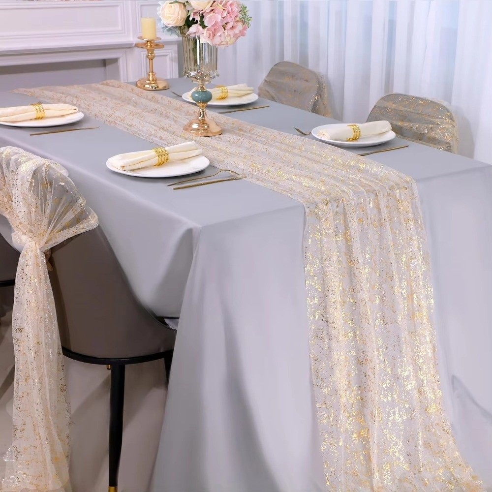 مفرش طاولة فاخر بنمط أوروبي مع - مراجعة Table Runner Sequin وسعره