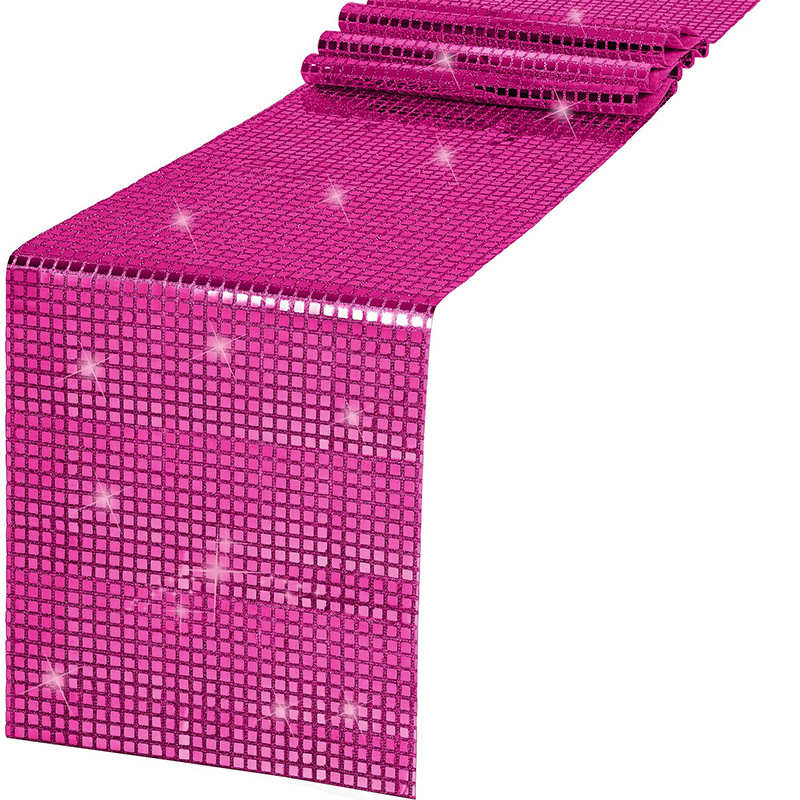 لامعة مرآة الذهب/الفضة احباط م - مراجعة Table Runner Sequin وسعره