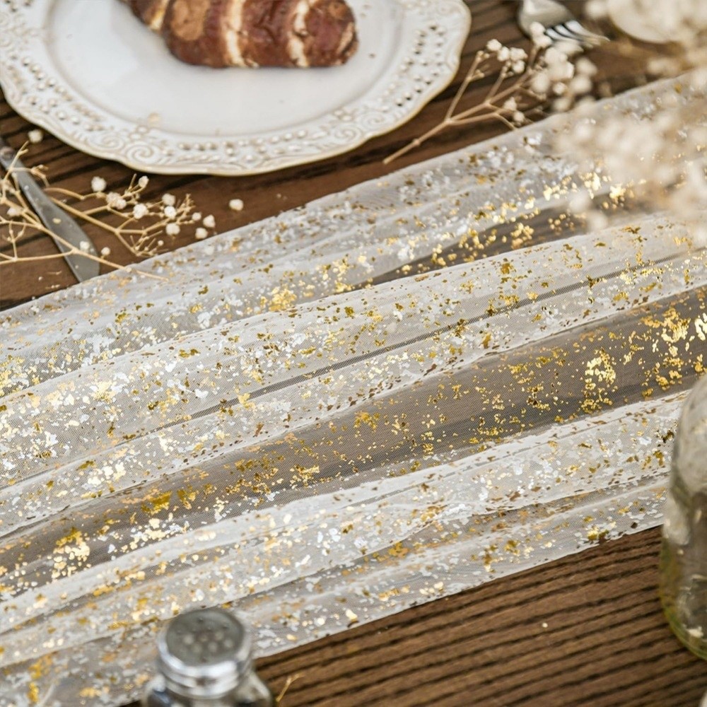 مفرش طاولة فاخر بنمط أوروبي مز - مراجعة Table Runner Sequin وسعره