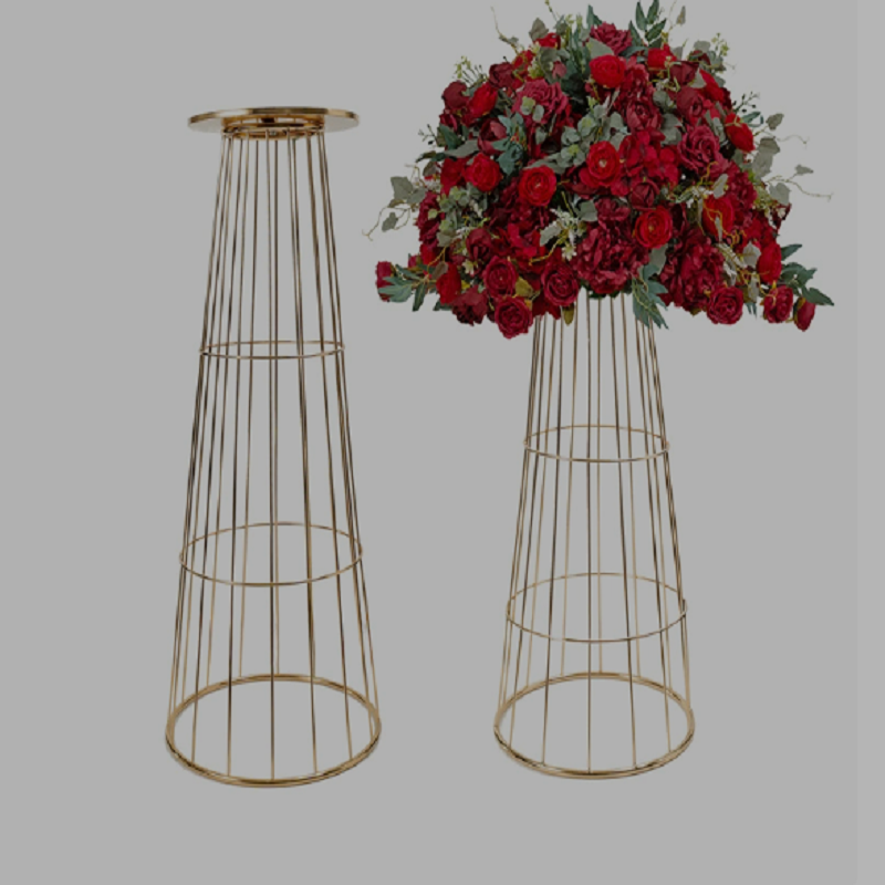 5/10 قطع من المزهريات المعدنية - مراجعة Wedding Decor Supply Store وسعره