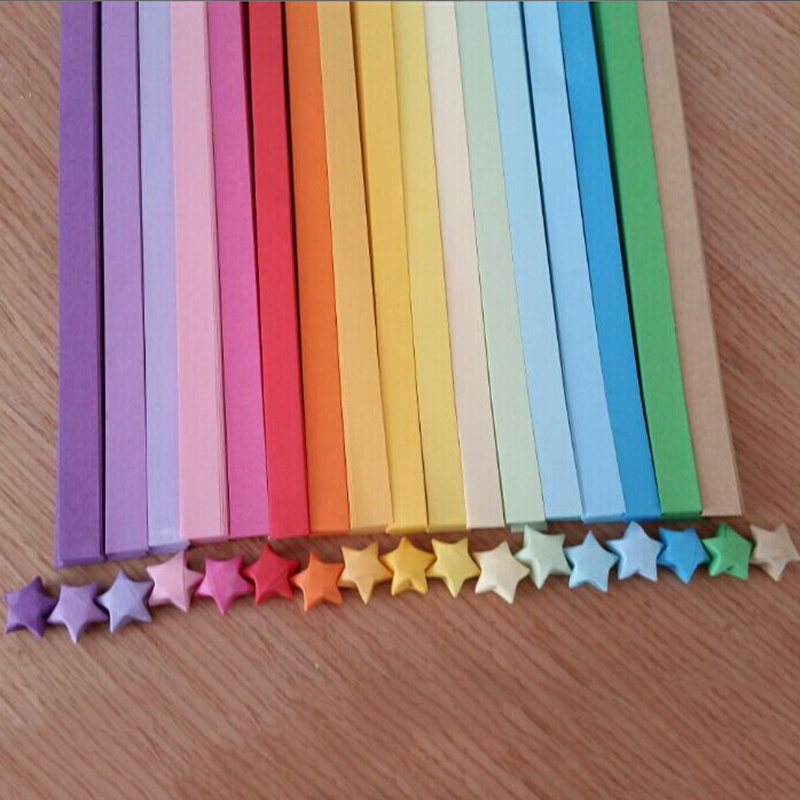 27 لون مزدوج الوجهين اوريغامي  - مراجعة Papercraft Supply Ribbon وسعره