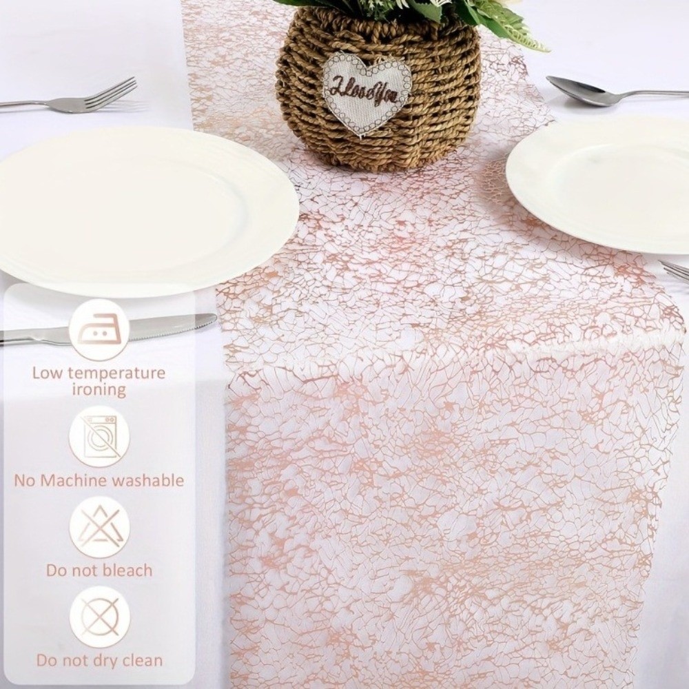مفرش طاولة لامع بنمط عشوائي فا - مراجعة Table Runner Sequin وسعره