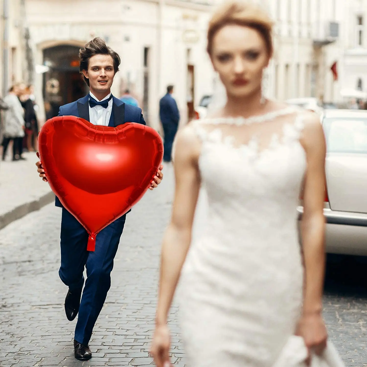 1/2 قطعة 36 بوصة بالون على شكل - مراجعة Wedding Qq وسعره