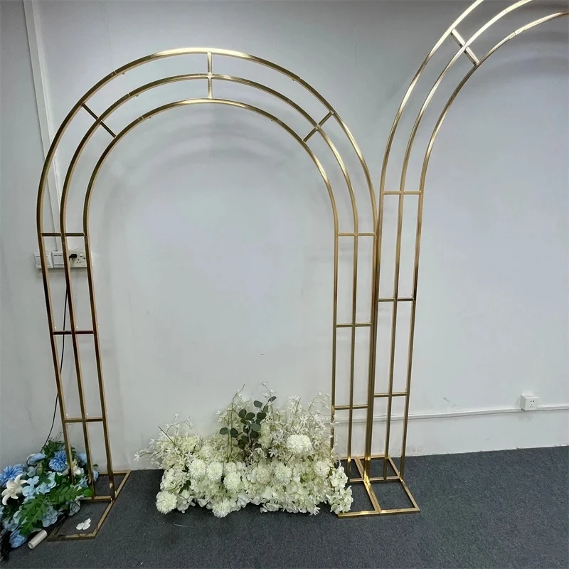 حامل قوس الزفاف الذهبي المعدني - مراجعة Wedding Decor Supply Store وسعره